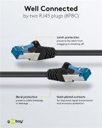 GOOBAY καλώδιο δικτύου 93820, CAT 6A S/FTP, 500MHz, Copper, 5m, μαύρο - Image 3