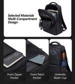 ARCTIC HUNTER τσάντα πλάτης B00477 με θήκη laptop 15.6", 18L, μαύρη - Image 2