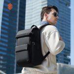 ARCTIC HUNTER τσάντα πλάτης B00562 με θήκη laptop 15.6", 20L, USB, μαύρη - Image 3