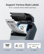 NIIMBOT smart θερμικός εκτυπωτής ετικετών B1, 203dpi, Bluetooth, μπλε - Image 2