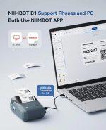 NIIMBOT smart θερμικός εκτυπωτής ετικετών B1, 203dpi, Bluetooth, μπλε - Image 5