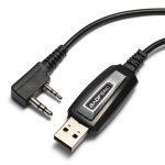 BAOFENG καλώδιο USB σε 2 pin BFG-CBL για προγραμματισμό πομποδεκτών, 1m, μαύρο