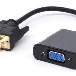 POWERTECH αντάπτορας DVI(M) σε VGA(F), 1080p, Active, 0.20, μαύρος