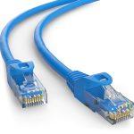 POWERTECH καλώδιο δικτύου CAB-N367, Cat 5e U/UTP, CCA, 100Hz, 1m, μπλε
