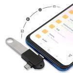 POWERTECH αντάπτορας USB σε USB-C & micro USB CAB-UC090, 5Gbps, μαύρος - Image 2