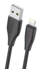 CELEBRAT καλώδιο Lightning σε USB CB-31, 3A, 480Mbps, 1m, μαύρο
