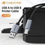 CABLETIME καλώδιο USB σε USB Type B CT-AMBM1, 480Mbps, 3m, μαύρο - Image 4