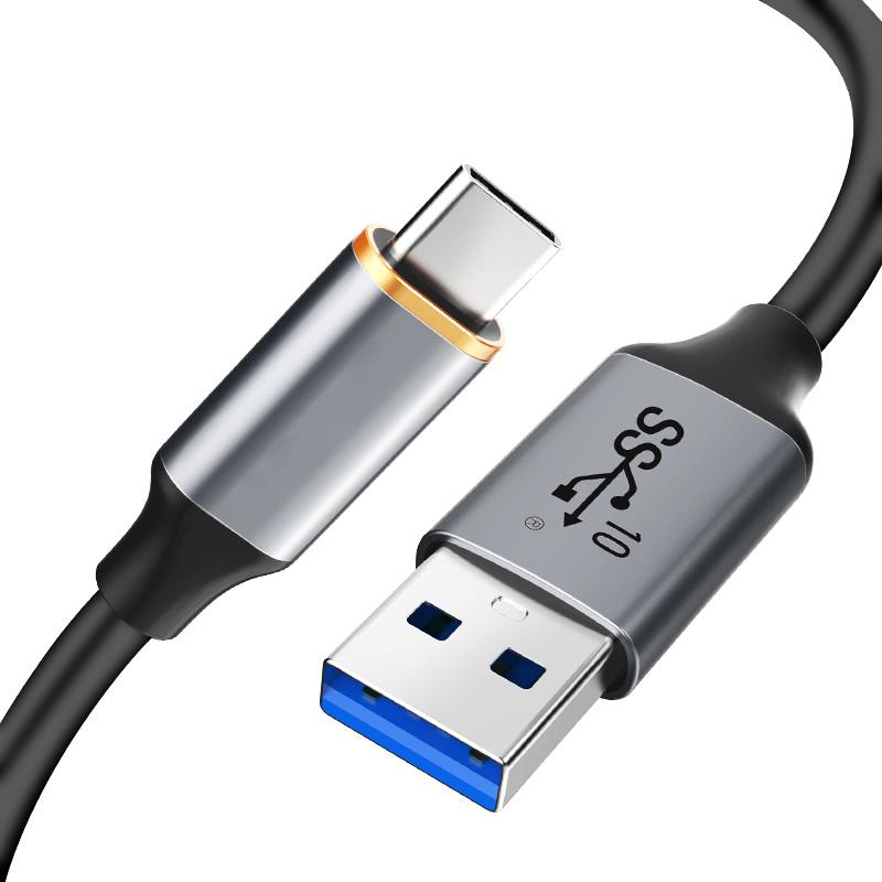 CT-AMCMG2-AG1 CABLETIME καλώδιο USB-C σε USB CT-AMCMG2, 60W, 10Gbps, 1m, μαύρο - Image 1