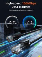 CABLETIME καλώδιο δικτύου CT-CAT6U, CAT 6 UTP, 250 MHz, CCA, 10m, μαύρο - Image 4