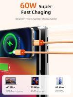 CABLETIME καλώδιο USB-C CT-CM60-PBW, 60W PD, 480Mbps, 1m, μπλε - Image 2