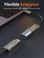 CABLETIME αντάπτορας HDMI CT-HEF8K-AG, 8K/60Hz, 4K/120Hz, 48 Gbps, γκρι - Image 2