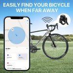 MILI κουδούνι ποδηλάτου με smart tag MiTag Duo, iOS & Android, Bluetooth tracker, μαύρο/λευκό - Image 2