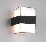 POWERTECH LED φωτιστικό τοίχου HLL-0159, 14W, 4000K, 1190lm, IP65, μαύρο - Image 2