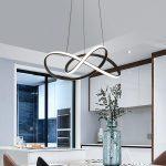 POWERTECH LED φωτιστικό οροφής HLL-0180, 50W, 4000K, Φ60cm x 120cm, μαύρο - Image 3
