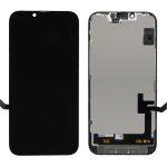 TW INCELL LCD για iPhone 14, camera-sensor ring, earmesh, μαύρη
