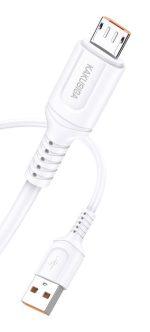 KAKUSIGA καλώδιο micro USB σε USB KSC-805, 2.4A, 480Mbps, 1m, λευκό