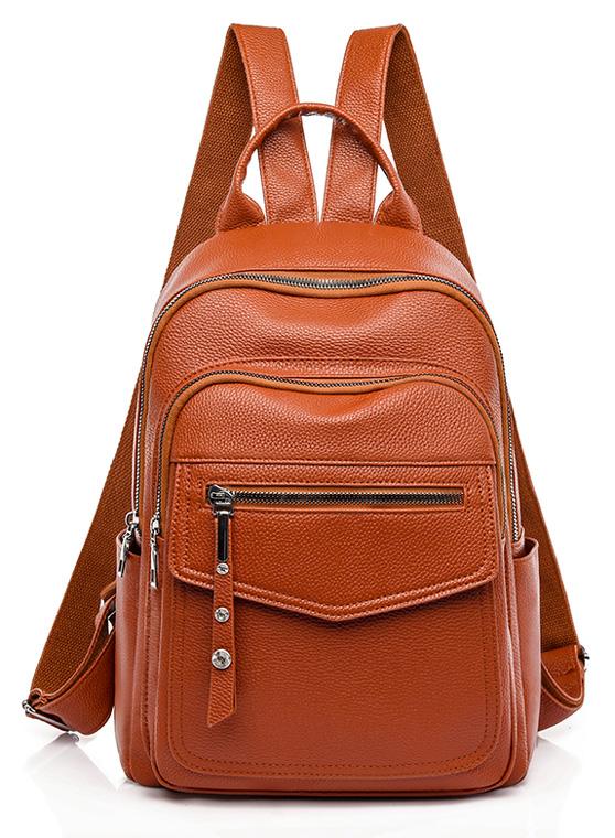 LBAG-0022 ROXXANI γυναικεία τσάντα πλάτης LBAG-0022, καφέ - Image 1
