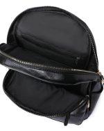 ROXXANI γυναικεία τσάντα πλάτης LBAG-0028, μαύρη - Image 4