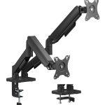 POWERTECH βάση γραφείου για 2x οθόνες PT-1425, 17-32", έως 9kg