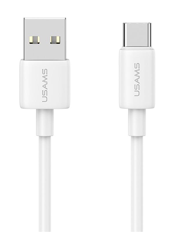 SJ708USB02 USAMS καλώδιο USB-C σε USB US-SJ708, 3A, 480Mbps, 1m, λευκό - Image 1