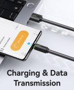 USAMS καλώδιο USB-C σε USB US-SJ732, 3A, 480Mbps, 1m, μαύρο - Image 3