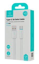 USAMS καλώδιο USB-C σε USB US-SJ732, 3A, 480Mbps, 1m, λευκό - Image 4