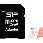 SILICON POWER κάρτα μνήμης microSDXC Superior, 64GB, C10 UHS-I U3 A1 V30