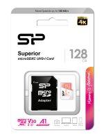 SILICON POWER κάρτα μνήμης microSDXC Superior, 128GB, C10 UHS-I U3 A1 V30 - Image 3