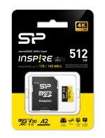 SILICON POWER κάρτα μνήμης microSDXC Inspire, 512GB, UHS-I U3 A1 V30 - Image 2