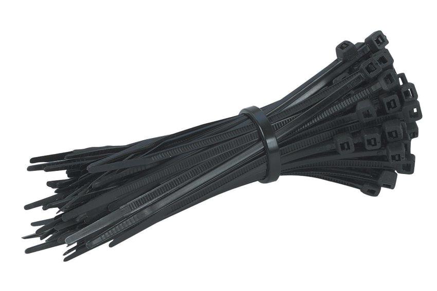 TIES-005 POWERTECH Δεματικά καλωδίων TIES-005, 150x3mm, μαύρα, 100τμχ - Image 1