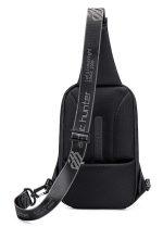 ARCTIC HUNTER τσάντα Crossbody XB00126, 5.4L, μαύρη - Image 3
