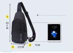 ARCTIC HUNTER τσάντα Crossbody XB0058, 5L, μαύρη - Image 6