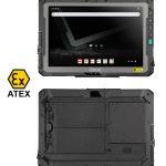 GETAC tablet ZX10-EX, 10.1", 4/64GB, 4G, 9980mAh, IP66/MIL-STD-810H/ATEX/IECEx, Android 13, μαύρο