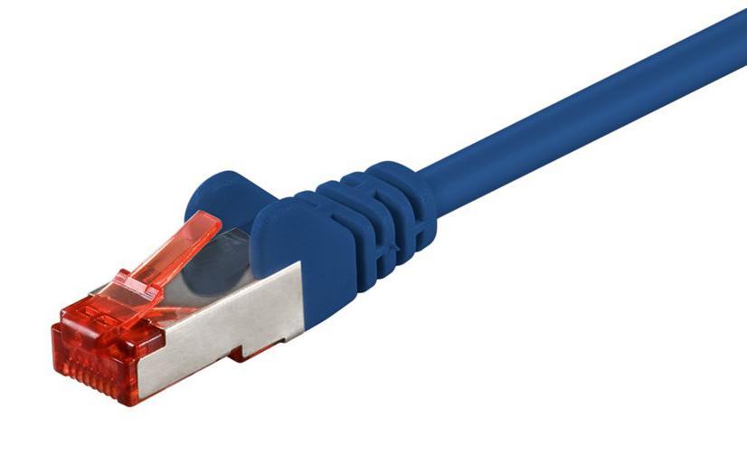 68271 GOOBAY καλώδιο δικτύου 68271, CAT 6 S/FTP, copper, 250MHz, 7.5m, μπλε - Image 1