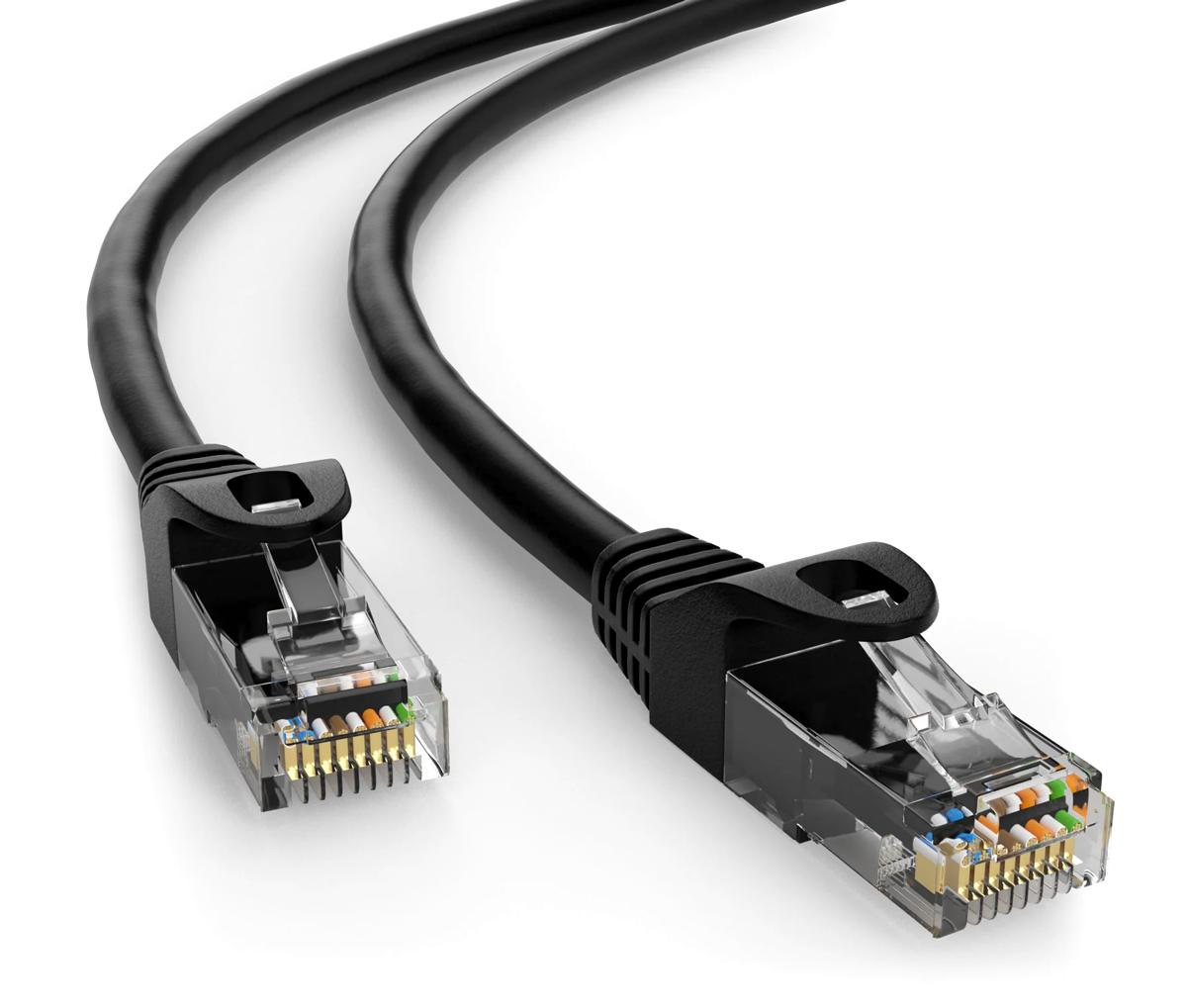 CAB-N403 POWERTECH καλώδιο δικτύου CAB-N403, Cat 6 U/UTP, CCA, 250Hz, 1m, μαύρο - Image 1