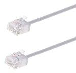 POWERTECH καλώδιο δικτύου CAB-N444, Cat 6A U/UTP, ultra slim, copper, 500MHz, 7.5m, γκρι