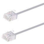POWERTECH καλώδιο δικτύου CAB-N445, Cat 6A U/UTP, ultra slim, copper, 500MHz, 10m, γκρι