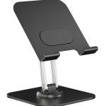 POWERTECH επιτραπέζια βάση για tablet PT-1494, foldable, μαύρη
