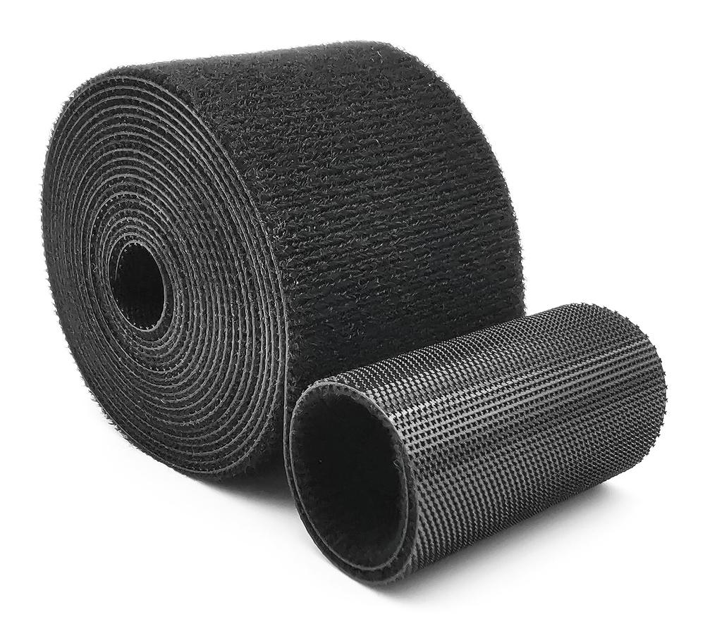 TIES-079 POWERTECH ταινία τύπου velcro TIES-079, 48mm, 3m, μαύρη - Image 1