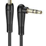KAKUSIGA καλώδιο ήχου 3.5mm KSC-521, AUX, 90°, HiFi 1m, μαύρο