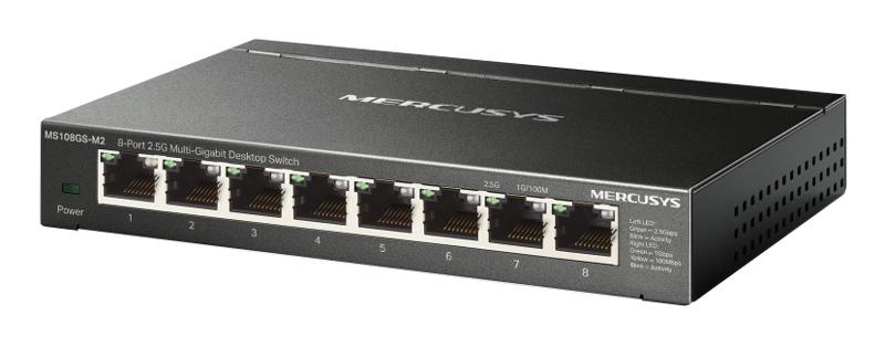 MS108GS-M2 MERCUSYS desktop switch MS108GS-M2, 8x 2.5Gbps θύρες, UN/1.0 - Image 1