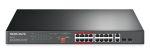 MERCUSYS rackmount switch MS118CP, 16x 10/100Mbps PoE+ & 2x Gigabit θύρες, UN/1.0