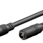 GOOBAY καλώδιο προέκτασης τροφοδοσίας 71400, 5.5x2.1mm, 10m, μαύρο