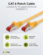 GOOBAY καλώδιο δικτύου 92453, CAT 6 S/FTP, copper, 250MHz, 0.15m, κίτρινο - Image 2