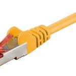 GOOBAY καλώδιο δικτύου 92453, CAT 6 S/FTP, copper, 250MHz, 0.15m, κίτρινο