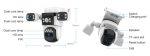 VSTARCAM smart ηλιακή κάμερα BG621SR, triple lens, 2MP, 4G, SD, PTZ, IP66 - Image 6