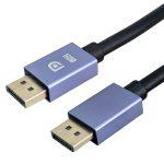 POWERTECH καλώδιο DisplayPort CAB-DP079, 8K/60Hz, 48 Gbps, 1.5m, μαύρο