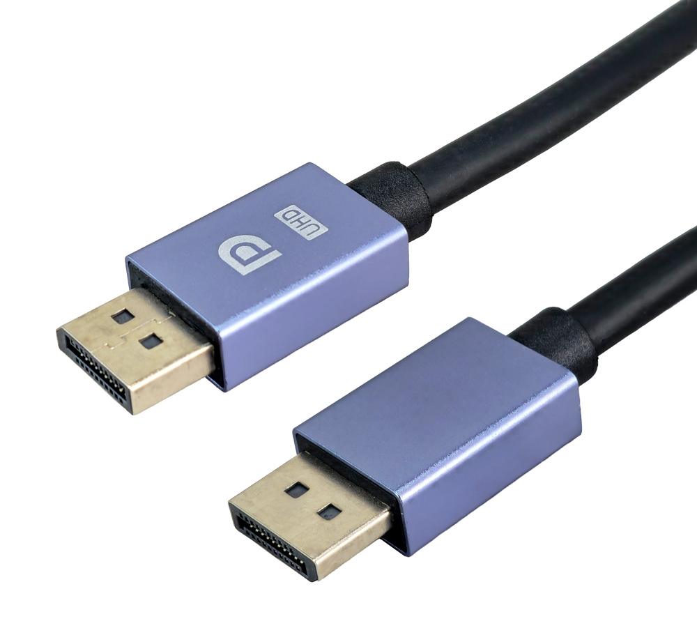 CAB-DP080 POWERTECH καλώδιο DisplayPort CAB-DP080, 8K/60Hz, 48 Gbps, 2m, μαύρο - Image 1