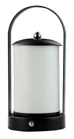 POWERTECH LED επιτραπέζιο φωτιστικό HLL-0192 με λαβή, ρυθμιζόμενο, επαναφορτιζόμενο, μαύρο