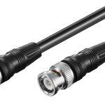 GOOBAY καλώδιο BNC 50272, RG58, 50 ohm, 1m, μαύρο